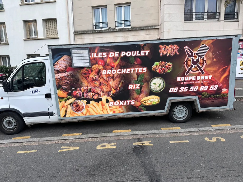Koupe Dwet — Covering food-truck
